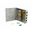 BOX ALIMENTATORE SWITCHING T605 12Vdc 10A CON 9 USCITE CON FUSIBILE DI PROTEZIONE
